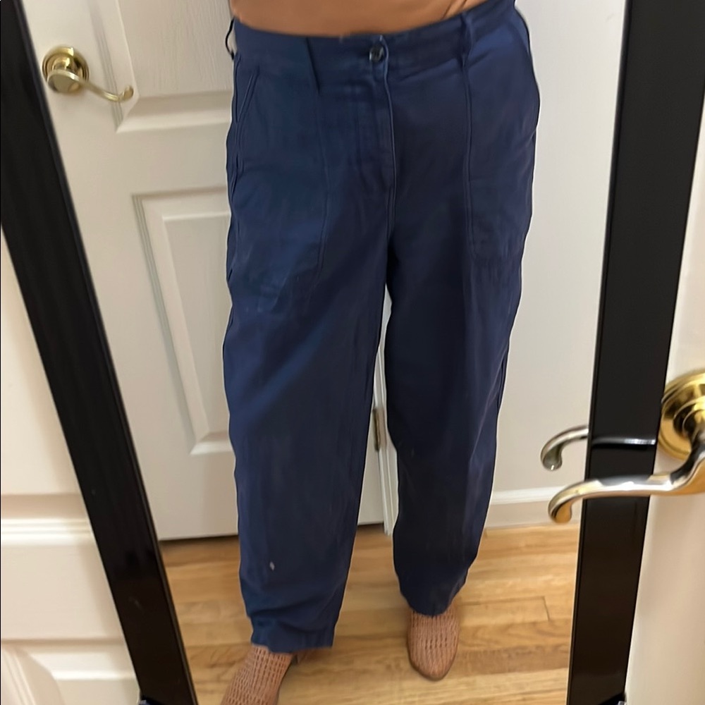 Jcrew farmer-dyed Foundry pant , navy size14